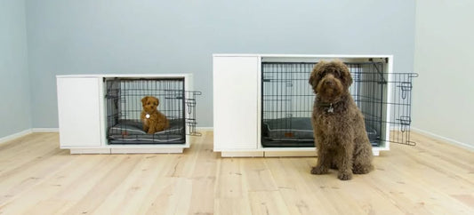 Brand New Omlet Fido Nook 2-in-1 Luxury Dog Nook & Furniture Crate Cover w/Storage Add-On