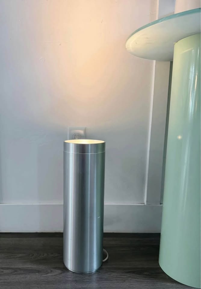 Kaoyi Large Cylindrical Aluminum Spotlight Postmodern Home Decor Living Room Floor Lamp w/Dimmer — FloralHaus Vintage Utah