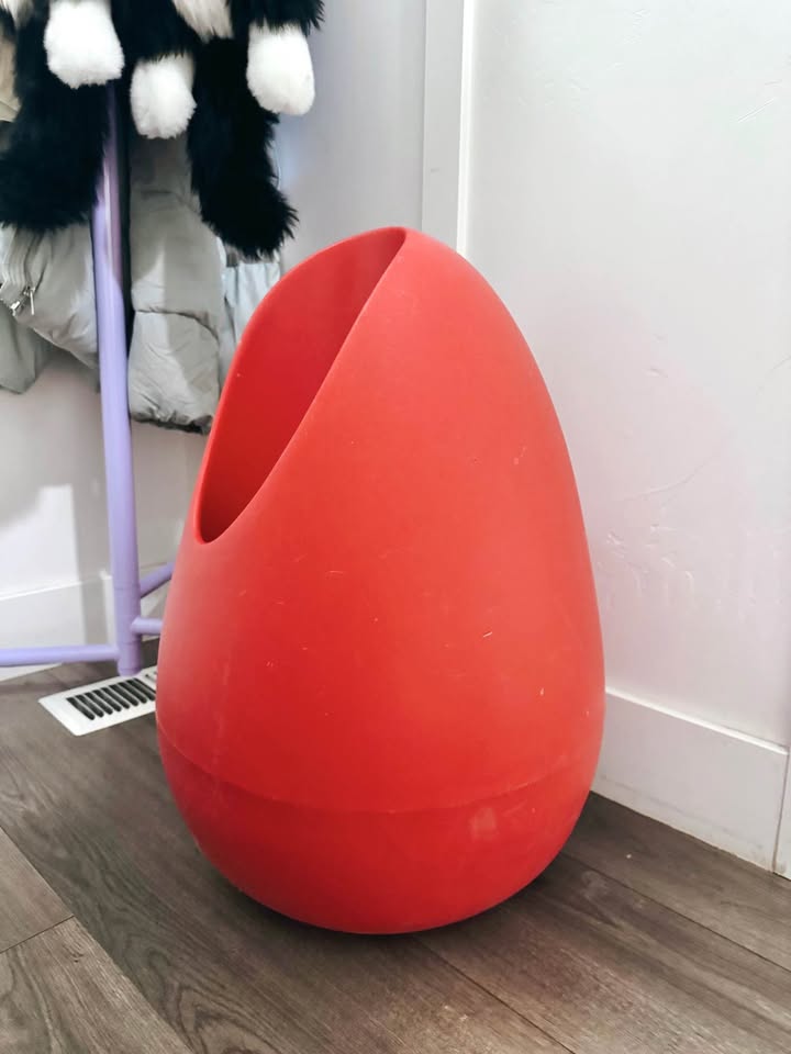 PLOMB 3-Hole Umbrella Stand in RO Red by Karim Rashid for Serralunga • Made in Italy — FloralHaus Vintage Utah