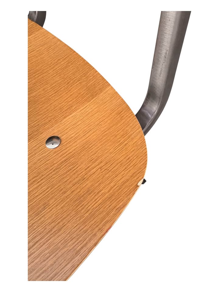 Mid Century Molded Plywood Result School Chair w/Steel Frame by HAY Friso Kramer & Wim Rietveld